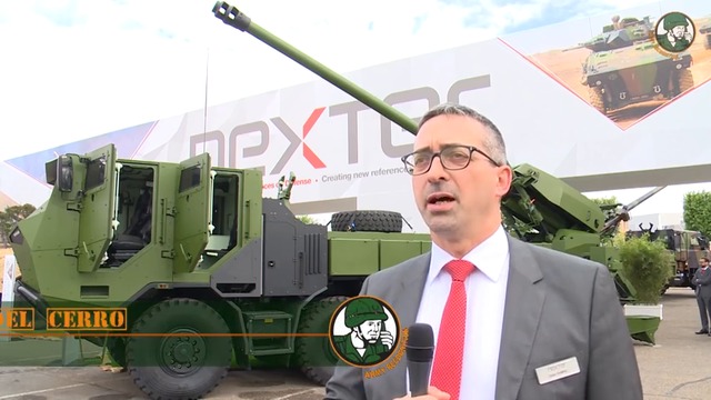 CAESAR 155mm 8x8 wheeled self propelled howitzer Nexter Systems France French defense industry