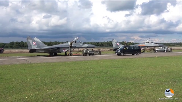 MiG-29-  start-up to shut down - Polish Air Force  - Kleine Brogel Air Base