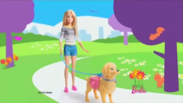 Барби с Куче на разходка |Бг Реклама