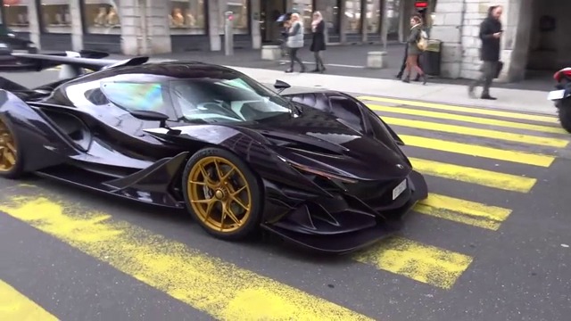 Струва Само 2,3 Милиона Евро.Apollo IE Hypercar - Crazy Sound and Revs on Road!
