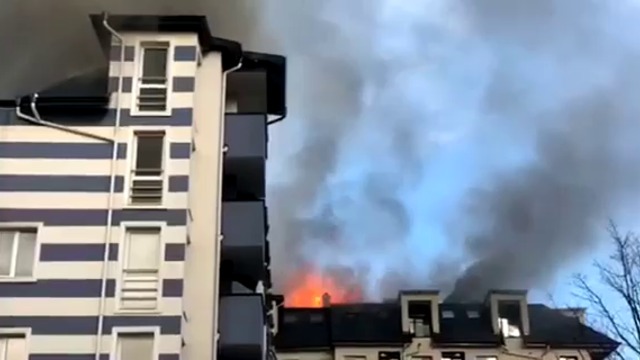 Пожар в Студентски град днес в блок с футболисти на ЦСКА