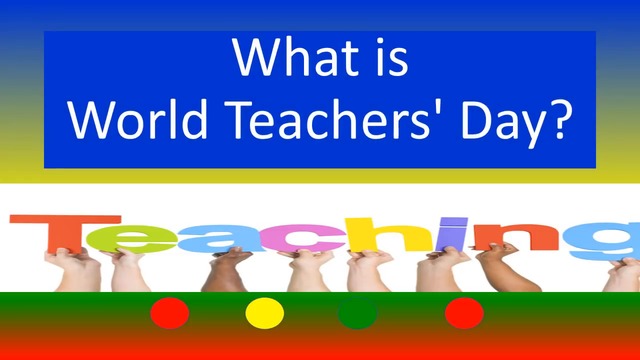 5 октомври е международен ден на учителя 2018! Честит празник мили учители и ученици с Google