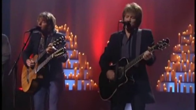 Jon Bon Jovi & Richie Sambora of Bon Jovi – Livin' on a Prayer (acoustic version)