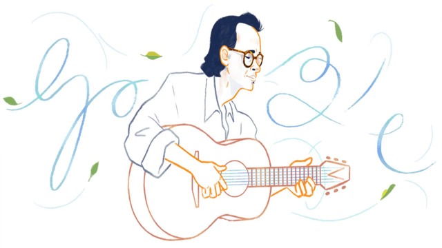 Google почете Трин Конг Сан Trịnh Công Sơn Google Doodle! 80 години от рождението на Трин Конг Сан