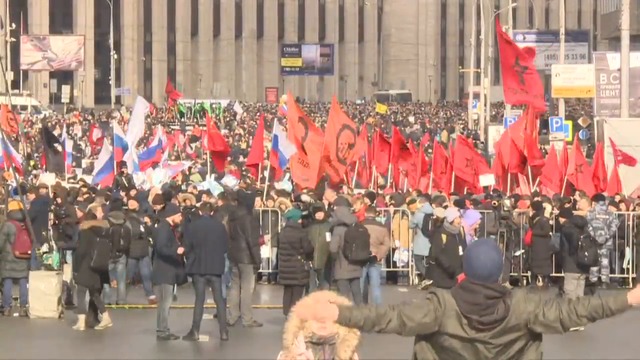 В Русия 6,500 на протест за "Свободен Интернет" в центъра на Москва (Russia Moscow)